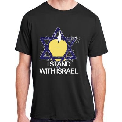 Funny I Stand With Israel Jewish Sweater Israeli Gift Adult ChromaSoft Performance T-Shirt