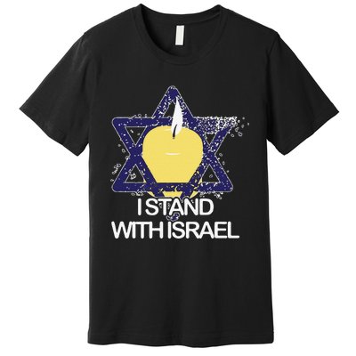 Funny I Stand With Israel Jewish Sweater Israeli Gift Premium T-Shirt