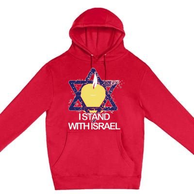 Funny I Stand With Israel Jewish Sweater Israeli Gift Premium Pullover Hoodie