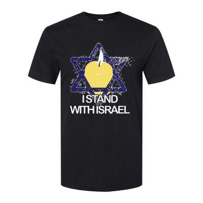 Funny I Stand With Israel Jewish Sweater Israeli Gift Softstyle CVC T-Shirt