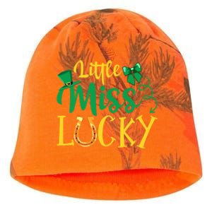 Funny Irish St Patricks Day Shenanigans Little Miss Lucky Cool Gift Kati - Camo Knit Beanie