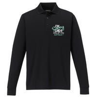 Funny I’m Sorry Did I Roll My Eyes Out Loud Performance Long Sleeve Polo