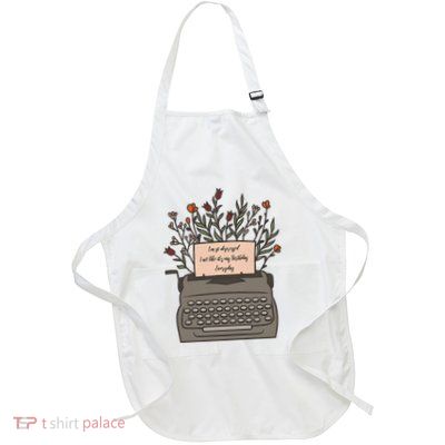 Floral Im So Depressed I Act Like Its My Birthday Full-Length Apron With Pockets