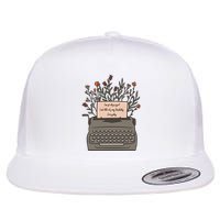 Floral Im So Depressed I Act Like Its My Birthday Flat Bill Trucker Hat