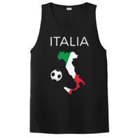 Funny Italy Soccer Forza Azzurri Italian Italia PosiCharge Competitor Tank