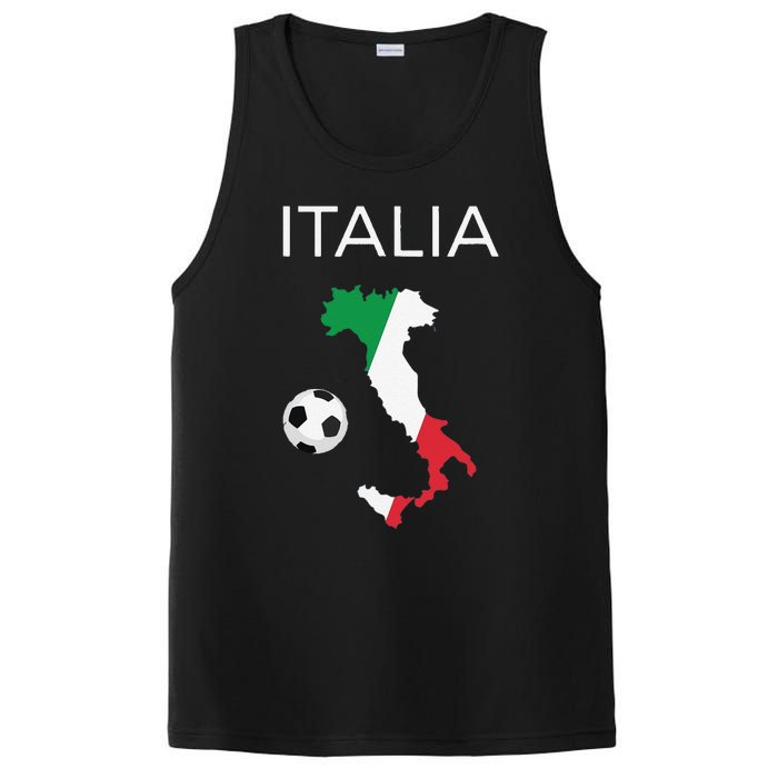 Funny Italy Soccer Forza Azzurri Italian Italia PosiCharge Competitor Tank