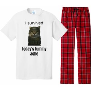 Funny I Survived TodayS Tummy Ache Pajama Set