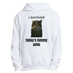 Funny I Survived TodayS Tummy Ache Urban Pullover Hoodie