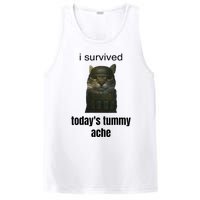 Funny I Survived TodayS Tummy Ache PosiCharge Competitor Tank