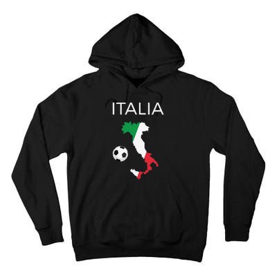 Funny Italy Soccer Forza Azzurri Italian Italia Tall Hoodie