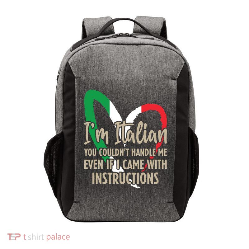 Funny Italian Sayings Im Italian Vector Backpack