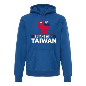 Fist I Stand With Taiwan Cool Gift Premium Hoodie