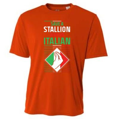 Funny Italian Slang Italy Sayings Humor Joke Quote Cooling Performance Crew T-Shirt