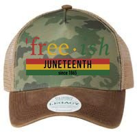 Free Ish Since 1865 With Pan African Flag For Juneteenth Legacy Tie Dye Trucker Hat