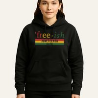 Free Ish Since 1865 With Pan African Flag For Juneteenth Hoodie