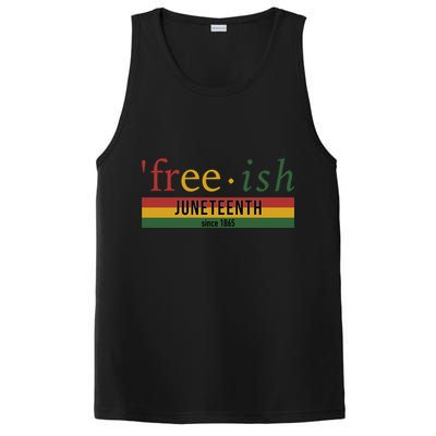 Free Ish Since 1865 With Pan African Flag For Juneteenth PosiCharge Competitor Tank