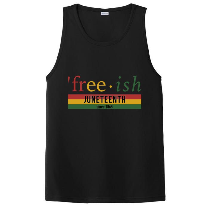 Free Ish Since 1865 With Pan African Flag For Juneteenth PosiCharge Competitor Tank