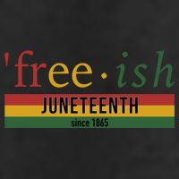Free Ish Since 1865 With Pan African Flag For Juneteenth Hat
