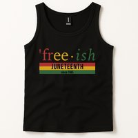 Free Ish Since 1865 With Pan African Flag For Juneteenth Tank Top