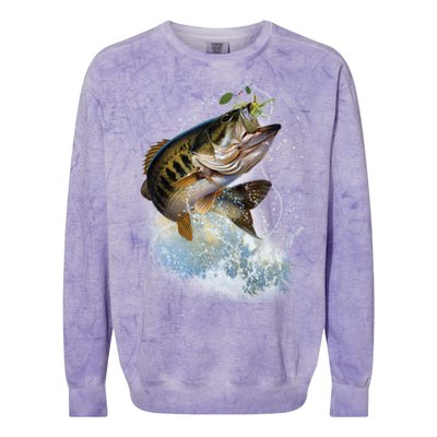 Fish and Hook Colorblast Crewneck Sweatshirt