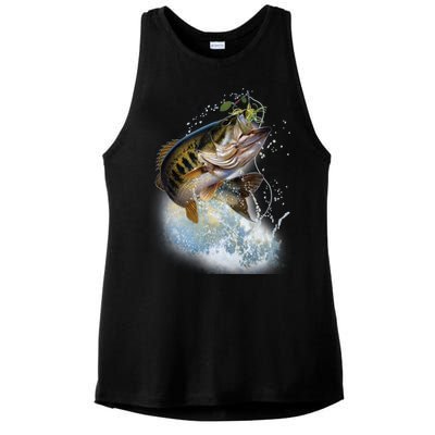 Fish and Hook Ladies PosiCharge Tri-Blend Wicking Tank