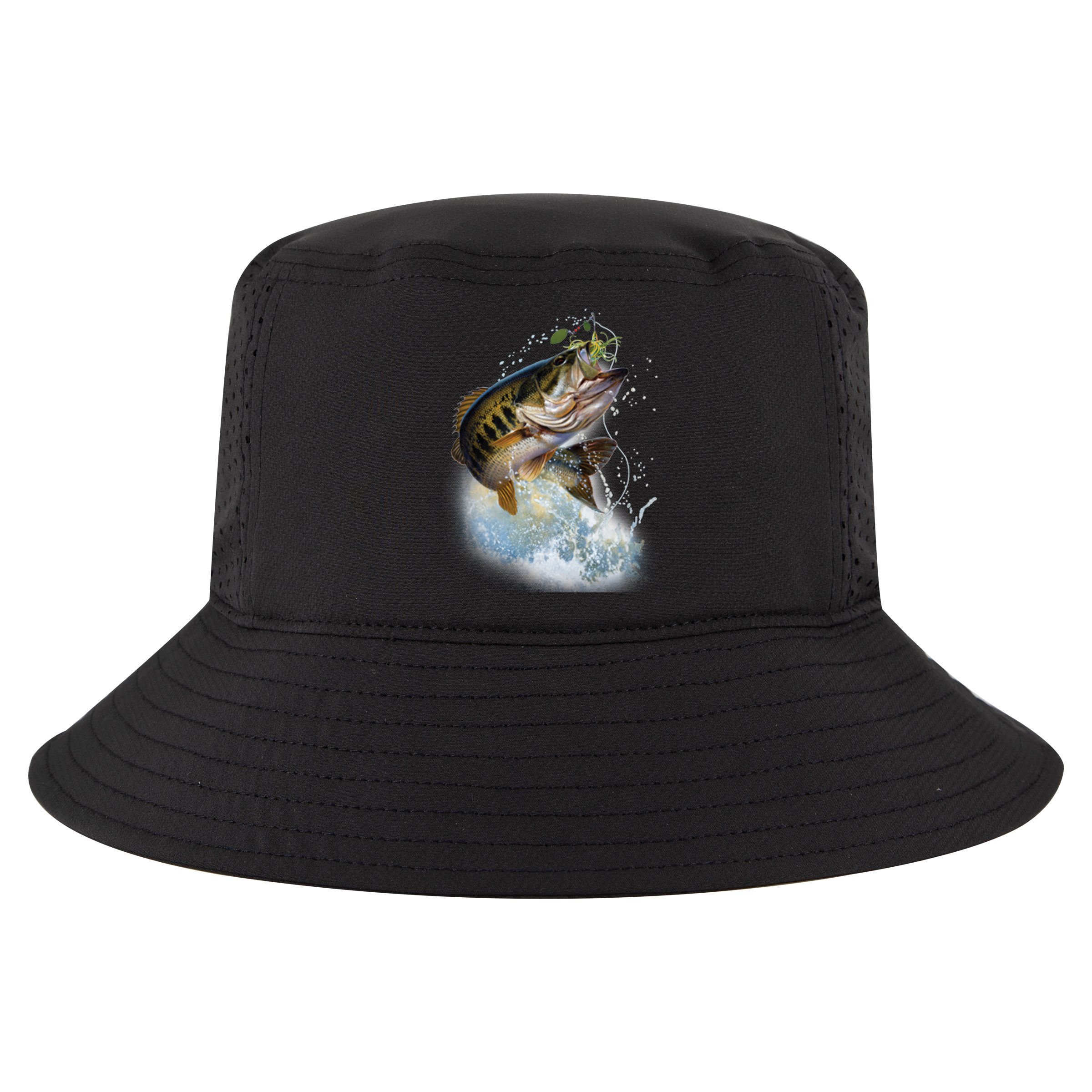Fish and Hook Cool Comfort Performance Bucket Hat