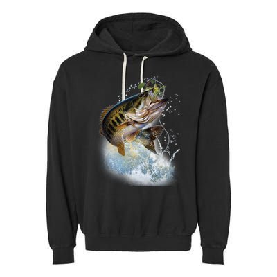 Fish and Hook Garment-Dyed Fleece Hoodie