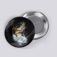 Fish and Hook Button
