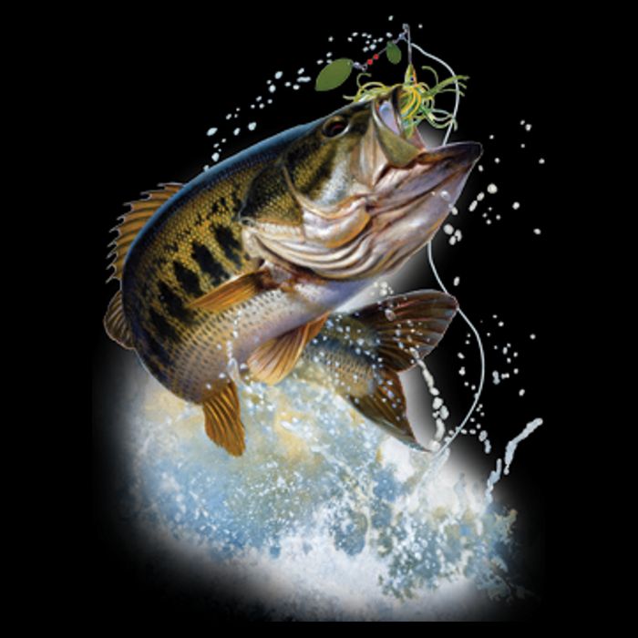 Fish and Hook Button