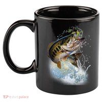 Fish and Hook 11oz C Handle Ceramic Mug