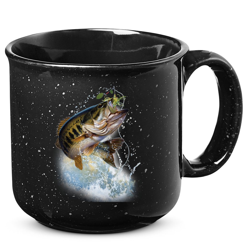 Fish and Hook 15oz Campfire Ceramic Mug