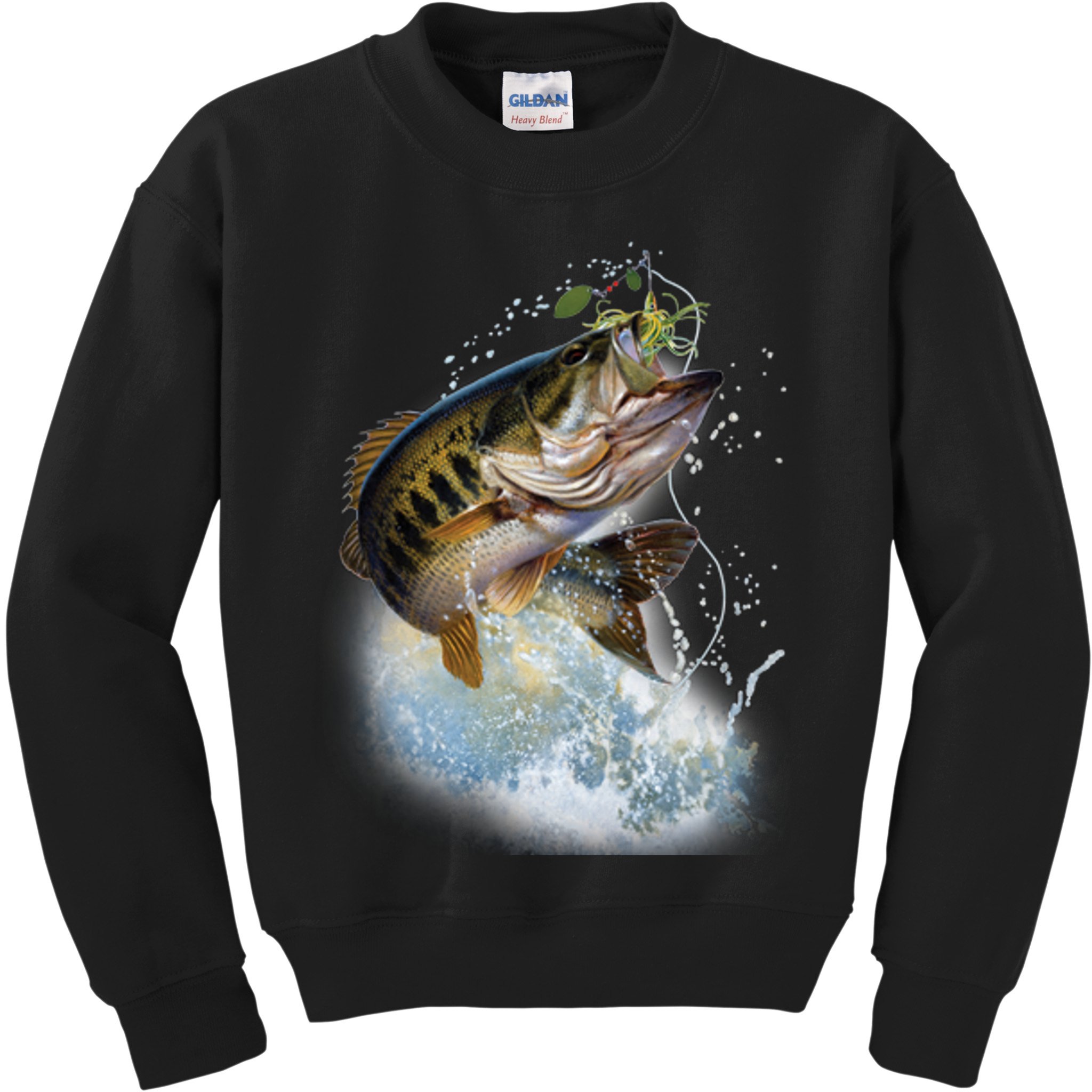 Fish and Hook Kids Sweatshirt