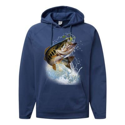 Fish and Hook Performance Fleece Hoodie