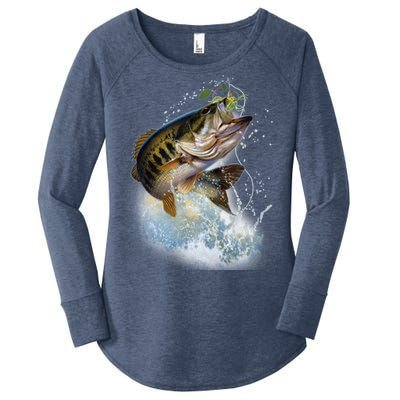 Fish and Hook Women's Perfect Tri Tunic Long Sleeve Shirt