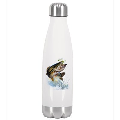 Fish and Hook Stainless Steel Insulated Water Bottle