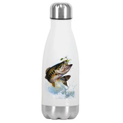 Fish and Hook Stainless Steel Insulated Water Bottle