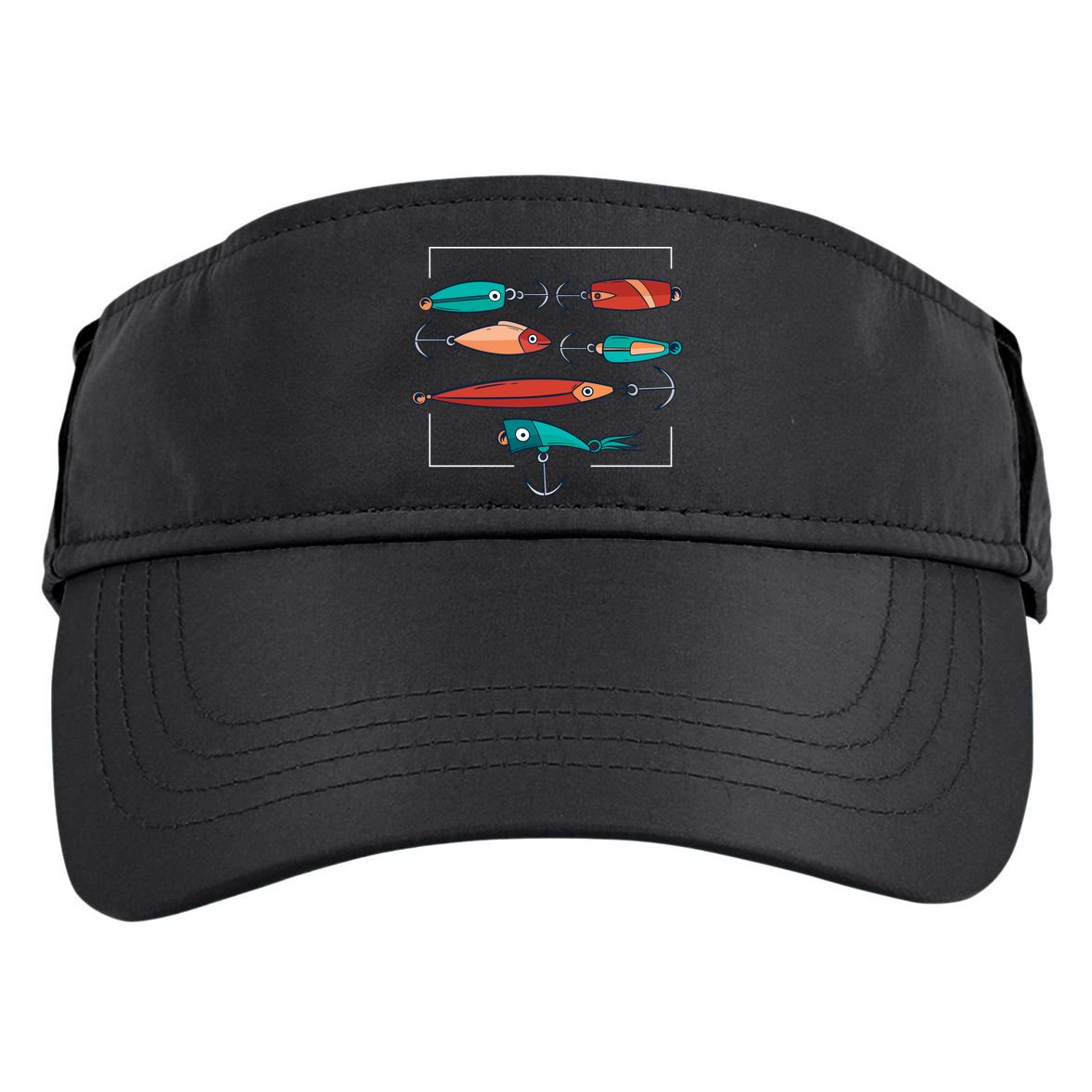 Fish Bait Set Adult Drive Performance Visor