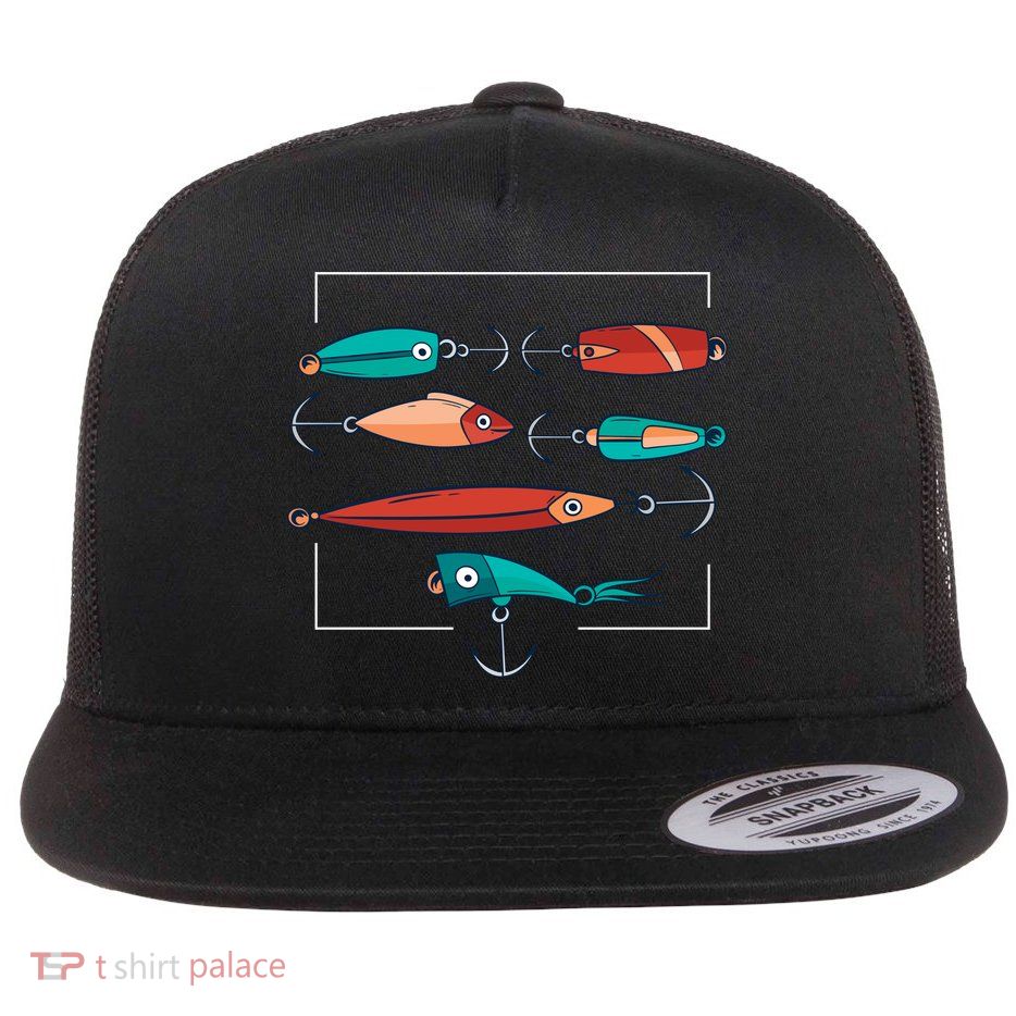 Fish Bait Set Flatbill Hat