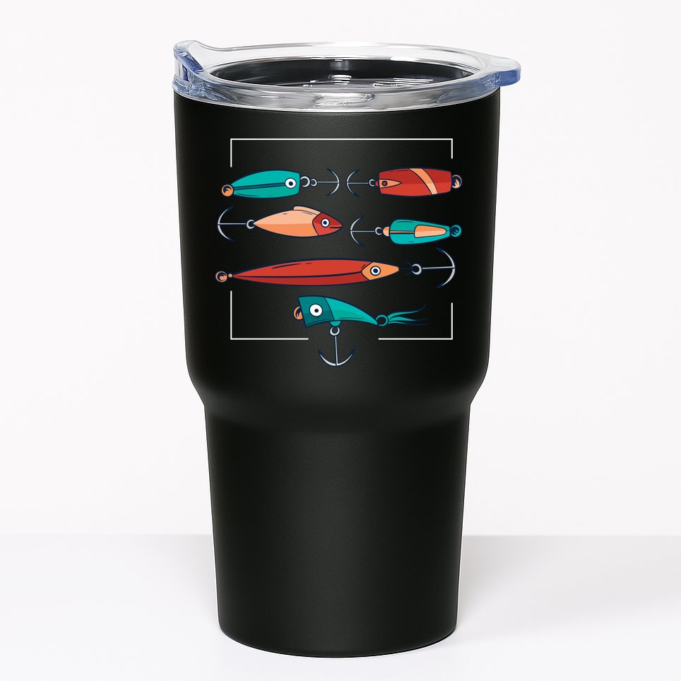 Fish Bait Set Tumbler