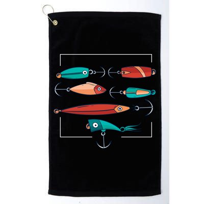 Fish Bait Set Golf Towel