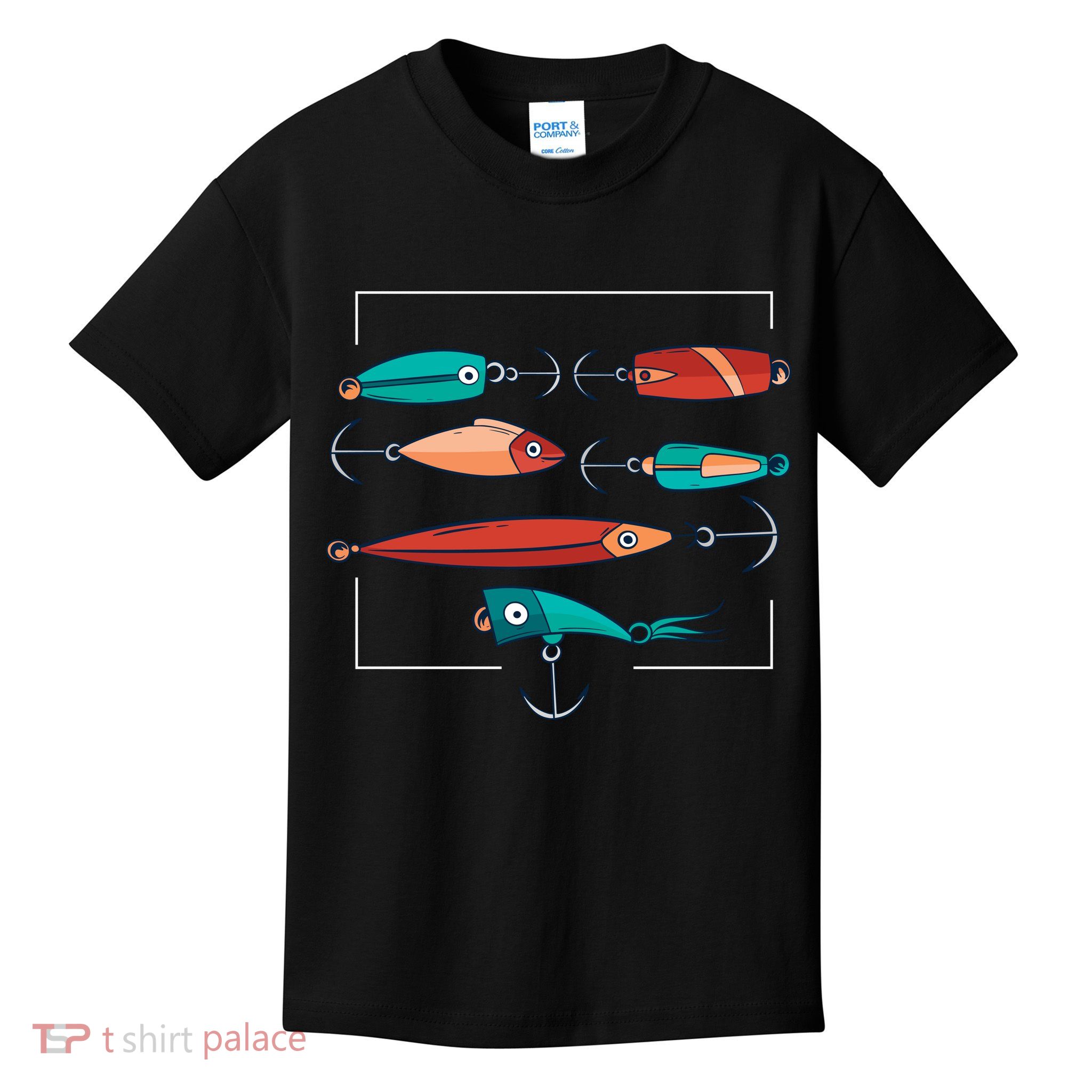 Fish Bait Set Kids T-Shirt