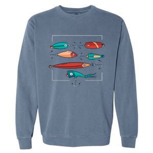 Fish Bait Set Garment-Dyed Sweatshirt