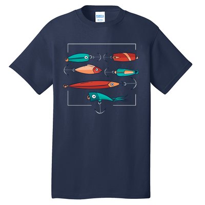 Fish Bait Set Tall T-Shirt