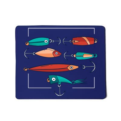 Fish Bait Set Mousepad