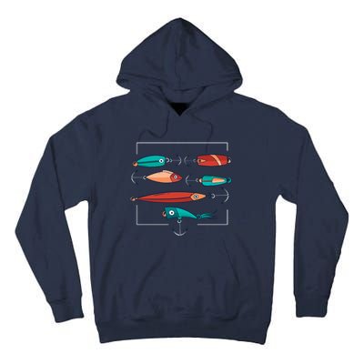 Fish Bait Set Tall Hoodie