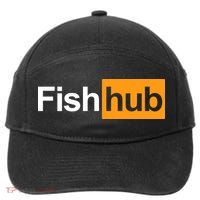 Fish Hub 7-Panel Snapback Hat