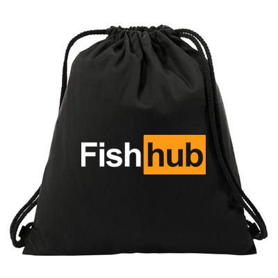 Fish Hub Drawstring Bag