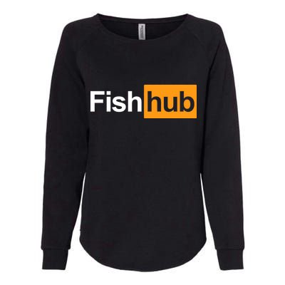 Fish Hub Womens California Wash Sweatshirt