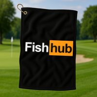 Fish Hub Golf Towel