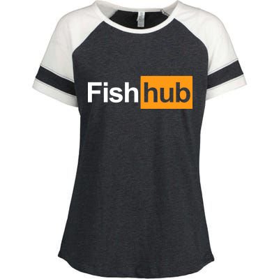 Fish Hub Enza Ladies Jersey Colorblock Tee